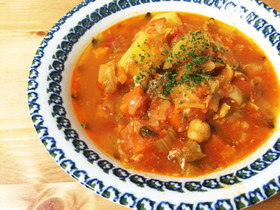 トマト缶で!簡単ミネストローネ